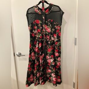 Unique Vintage Dress XL 14 LIKE NEW